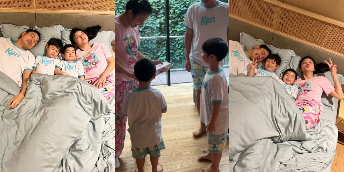 10 Portraits of Sandra Dewi's 40th Birthday, Still Perfectly Beautiful Despite Showing Pillow Face - Receives Sweet Gifts from Husband and Children