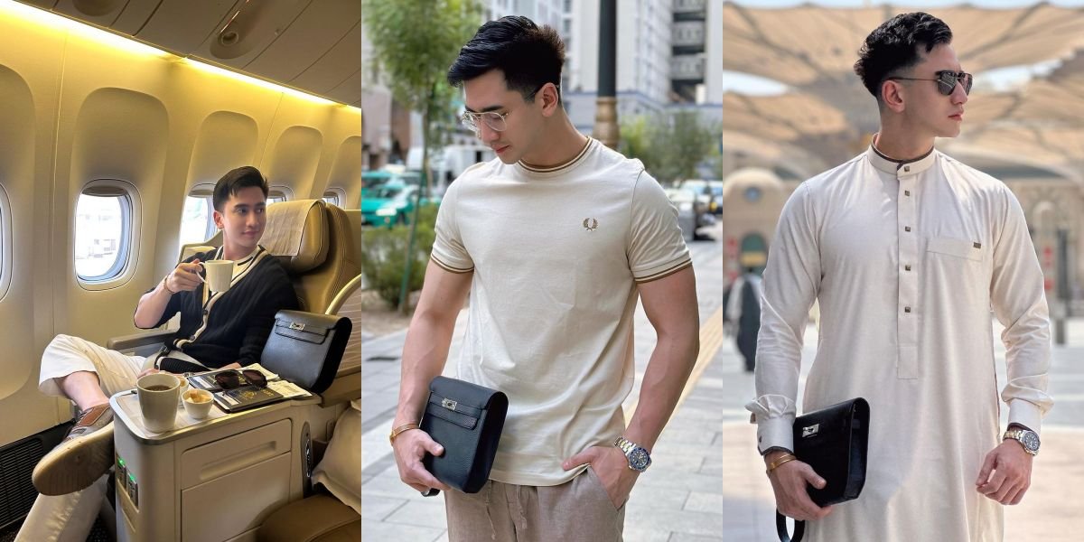 10 Portraits of Verrell Bramasta Performing Umrah, Netizens Criticize for Showing Off Expensive Bags - Still Going to the Gym and Threading Eyebrows in the Holy Land