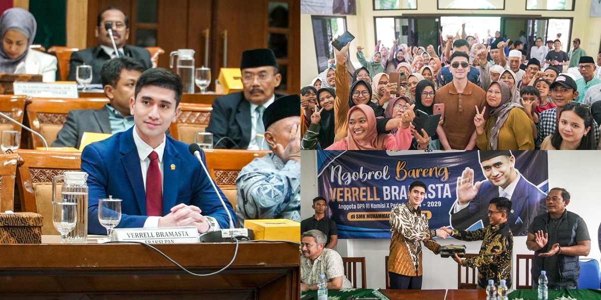 10 Photos of Verrell Bramasta That Successfully Prove His Performance in the Indonesian House of Representatives, Earning Public Praise