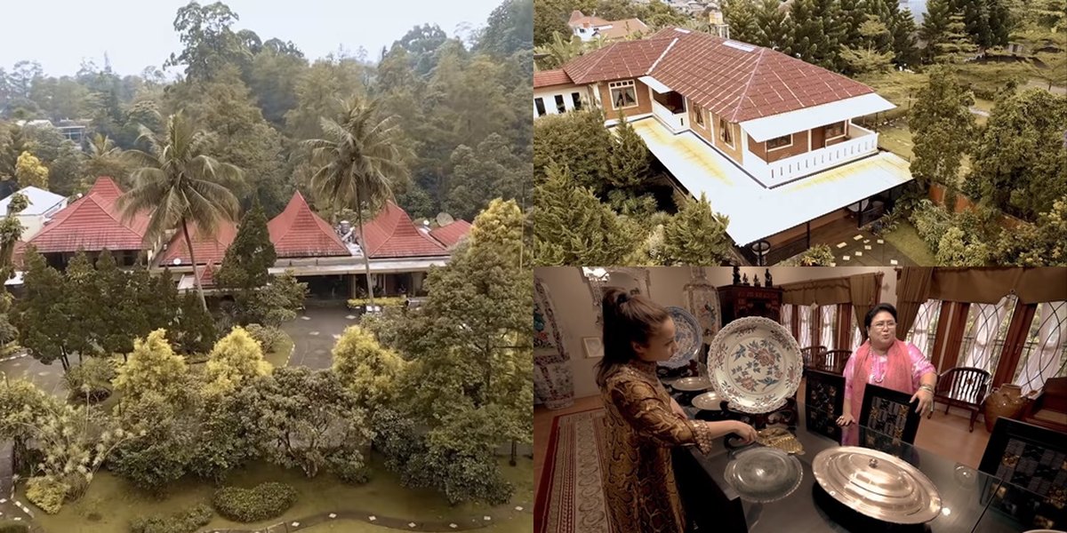 10 Portraits of Nikita Willy's In-Laws' Luxury Villa in Puncak, with 18 Rooms - Museum of Antique Items