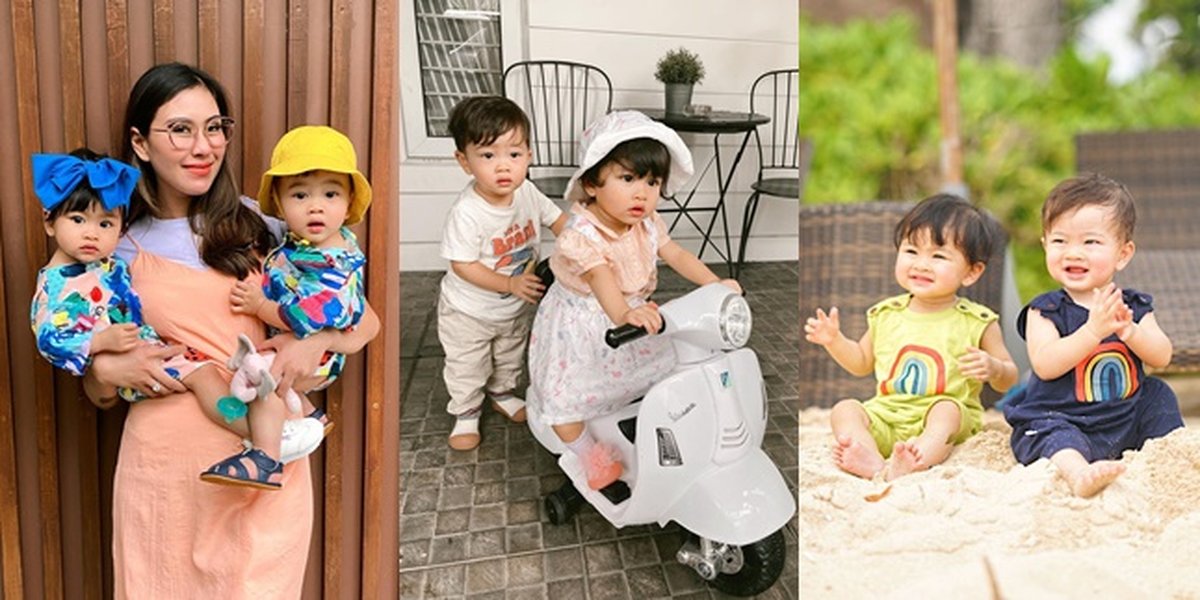 10 Portraits of Zayn and Zunaira, Syahnaz Sadiqah's Twin Children, Now They Can Walk - Even More Adorable