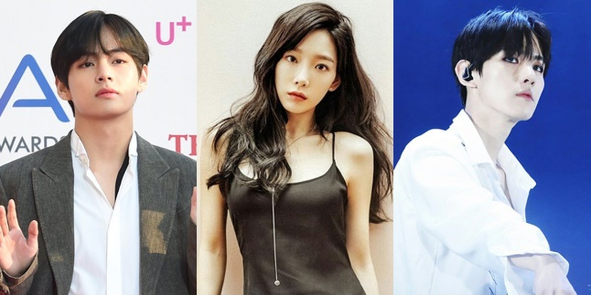 10 Ranking K-Pop Idols Who Look Better with Black Hair Than Colorful Hair According to Korean Netizens, V BTS - Baekhyun EXO