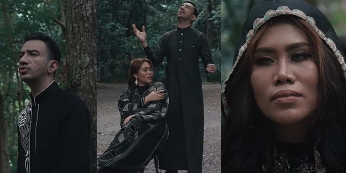 10 Years of Friendship! Peek into 8 Photos of Reza Zakarya and Evi Masamba's Reunion in the Music Video 'I MISS YOU AMORE X QUSAD EINY' (Cover)