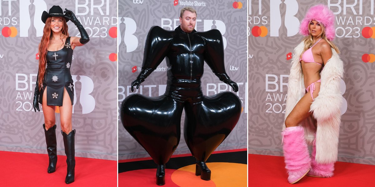 11 Artists Considered to Have the Worst Dresses at the Red Carpet Brit Awards 2023, from Balloon Dresses to Saltum Wearing a Bikini