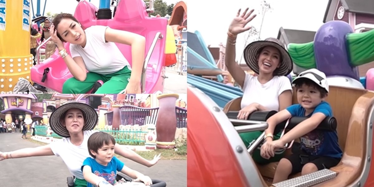 11 Photos of Jessica Iskandar's Fun at Dufan, Trying New Rides and Nostalgia!