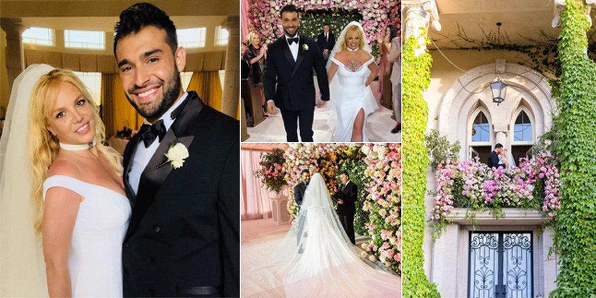 11 Photos of Britney Spears and Sam Asghari's Wedding, Romantic Like a Fairytale - Almost Sabotaged by Ex-Husband