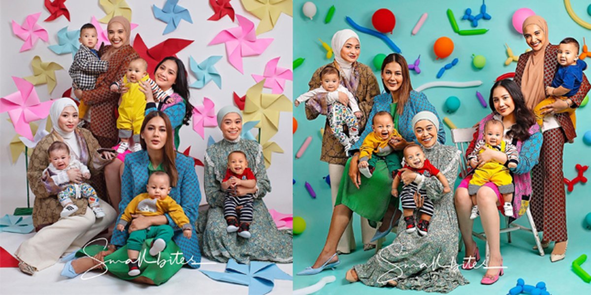 11 Latest Photoshoot Results of 'The Bumils' Gang, from Nagita Slavina to Lesti Posing with Her Handsome and Adorable Child