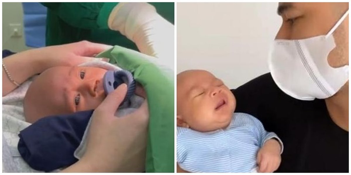 11 Moments of Baby Rayyanza's Circumcision, the Price of the Blanket alone Makes You Shake Your Head