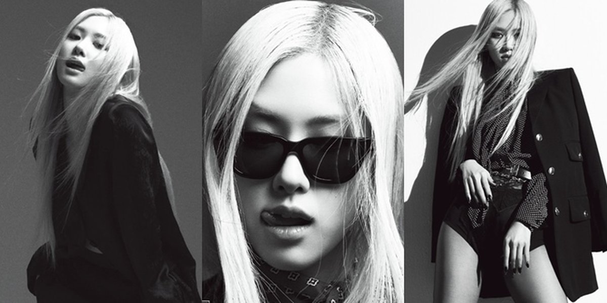 11 Chic Rose BLACKPINK Charms in Black and White Photos in 'W Korea' Magazine, Still Beautiful & Glowing Despite Minimal Colors