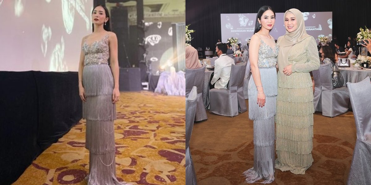 11 Pictures of Bunga Zainal Looking Beautiful and Elegant in Unique Dresses, Said to Resemble Jisoo BLACKPINK - Like a Young Girl