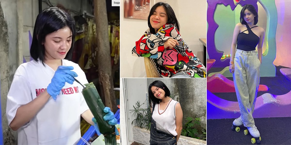 11 Beautiful Photos of Melati, Former JKT48 Member, Who Now Sells Grilled Rice by the Roadside, Her Clear Visuals Make Buyers Fall in Love