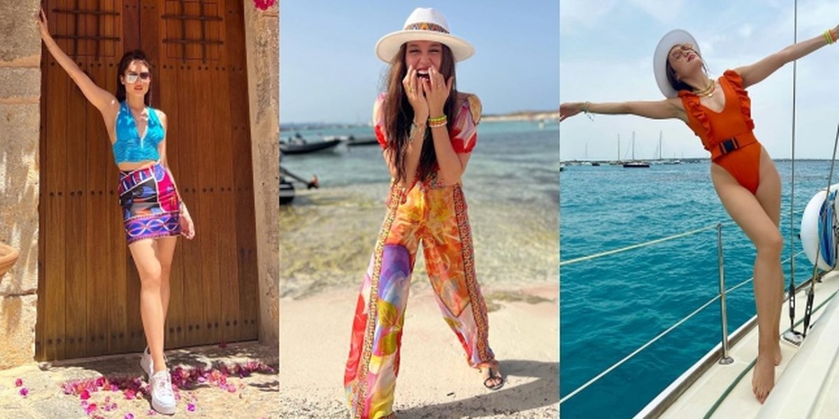 11 Portraits of Cinta Laura's Vacation in Spain, Stunning Barbie-Like Appearance Steals Attention - Enjoying a Bikini Party on a Yacht