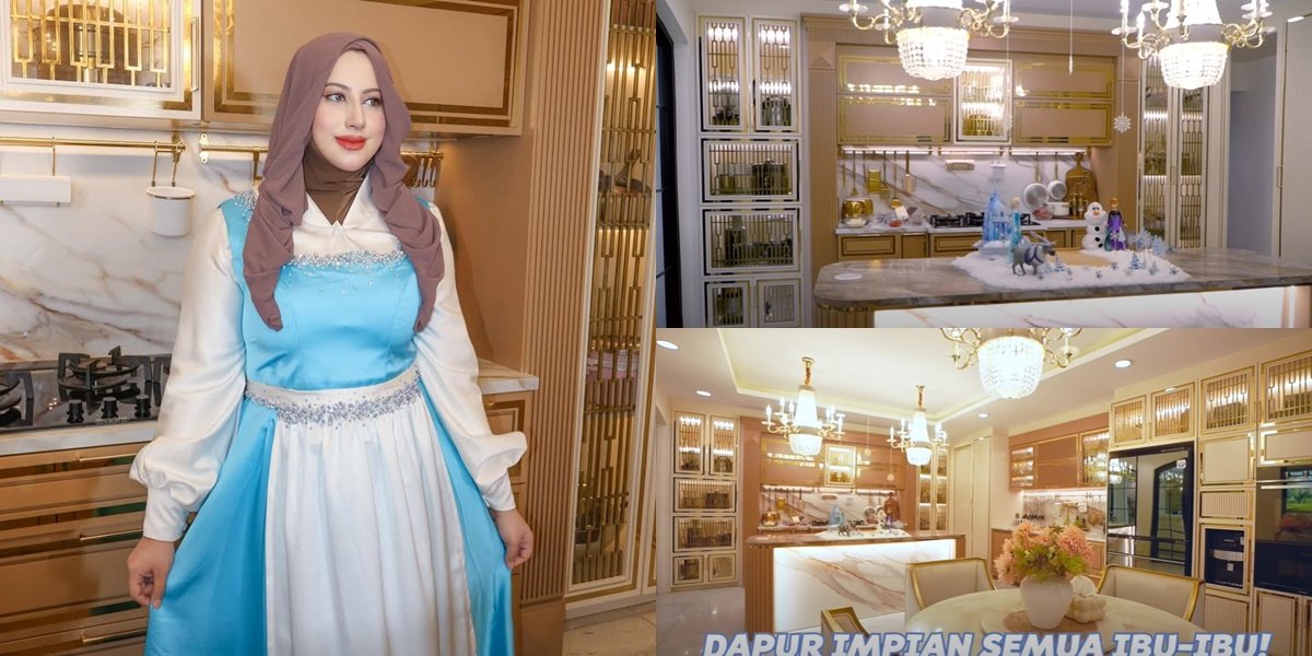 11 Portraits of Tasyi Athasyia's Kitchen, Super Luxurious with a Combination of Gold and Silver Colors