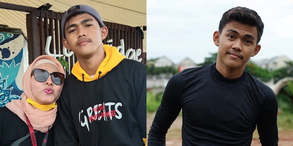 11 Portraits of Daviz, the Youngest Son of the Late Neneng Anjarwati, Who is Prayed to Join the Navy, Has a Tall and Handsome Posture - Multitalented, Can Play Music and Achieved in Sports