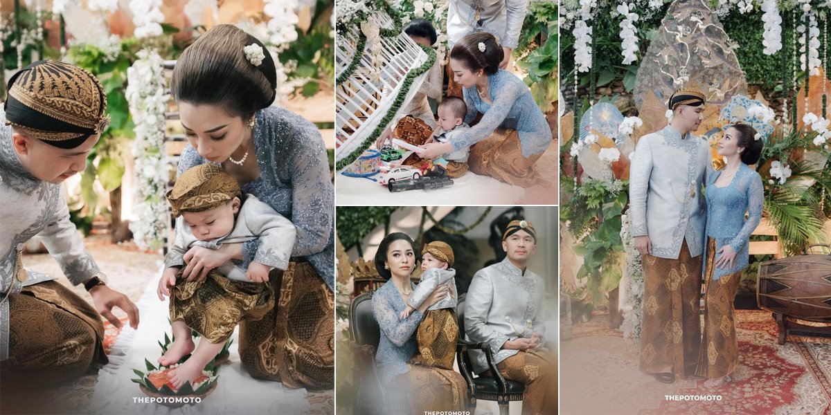 11 Detailed Photos of Tedak Siten Event for Baby Izz, Attended by Extended Family - Strong Javanese Nuance