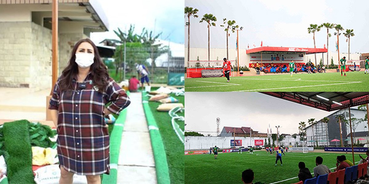 11 Potraits of Momo Geisha's Mini Soccer Stadium in Detail, FIFA Standard - Rent Price Per Hour Reaches Millions