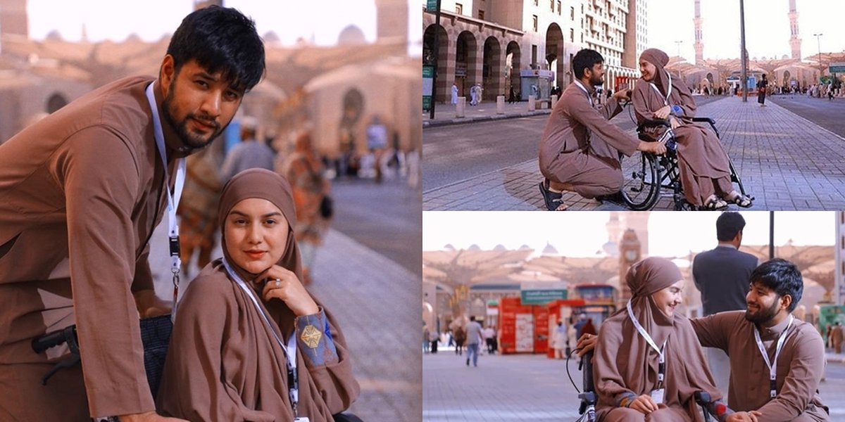 11 Photos of Irish Bella's Umrah While Pregnant, Felt Worried Due to Weak Pregnancy Condition - Ammar Zoni Ready with Wheelchair