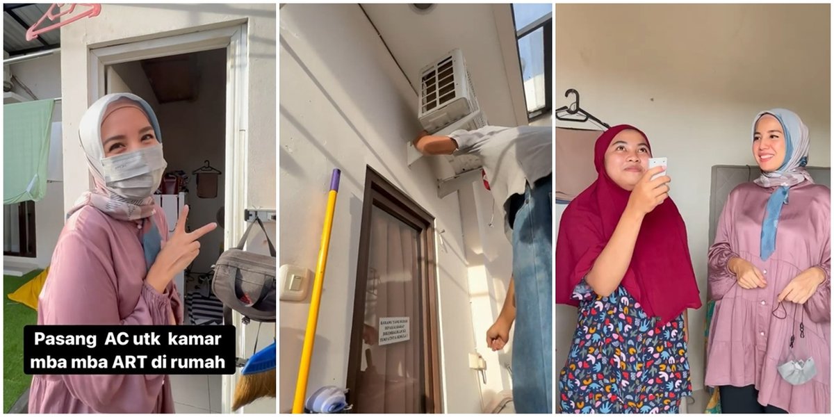 11 Photos of Tya Ariestya's Room Equipped with AC, So that the Household Assistant Can Sleep Soundly Like the Employer