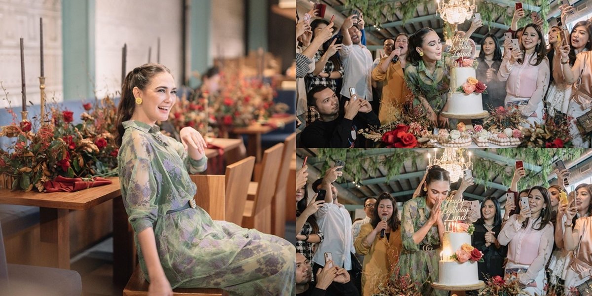 11 Pictures of the Festivity of Luna Maya's Birthday Party, Full of Laughter and Happy Smiles