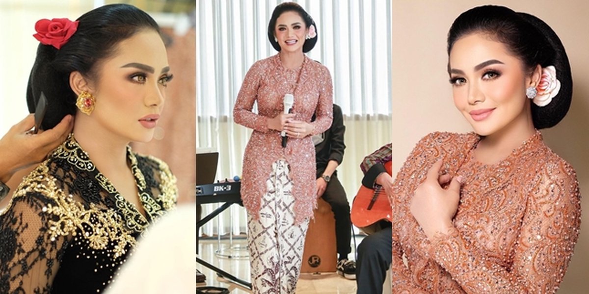 11 Pictures of Krisdayanti Showing the Beauty of Javanese Women Wearing Kebaya and Traditional Hair Bun, Flooded with Praises for Being Ageless - Aurel Looks Beautiful