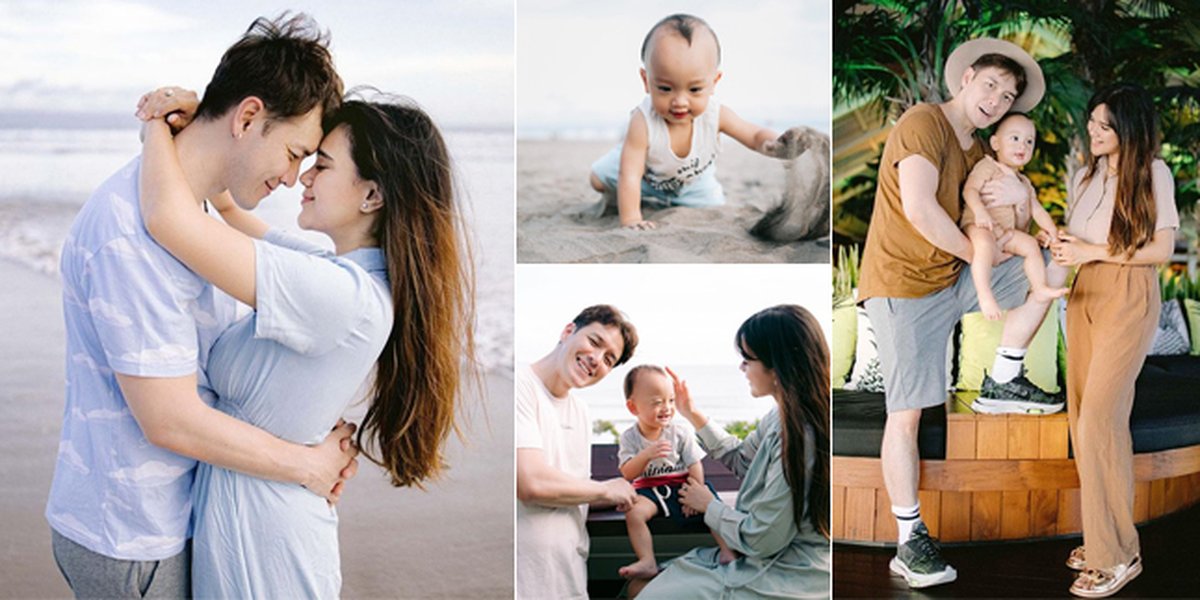 11 Photos of Audi Marissa's Vacation with Anthony Xie and Baby Anzel in Bali, Showing Affection on the Beach