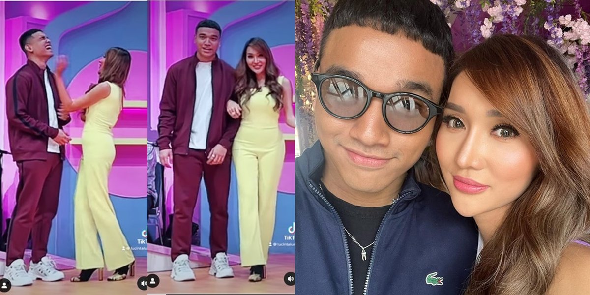 11 Photos of Lucinta Luna and Fadly, the Younger Brother of the Late Bibi Andriansyah, Being Affectionate and Romantic, Walking Together Like Models and Prayed to Be Matched
