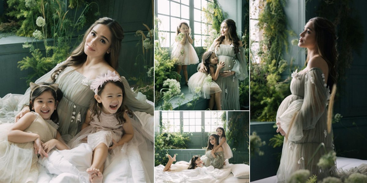 11 Portraits of Maternity Shoot Yasmine Wildblood with her Two Beautiful Daughters, All Look Like Fairies