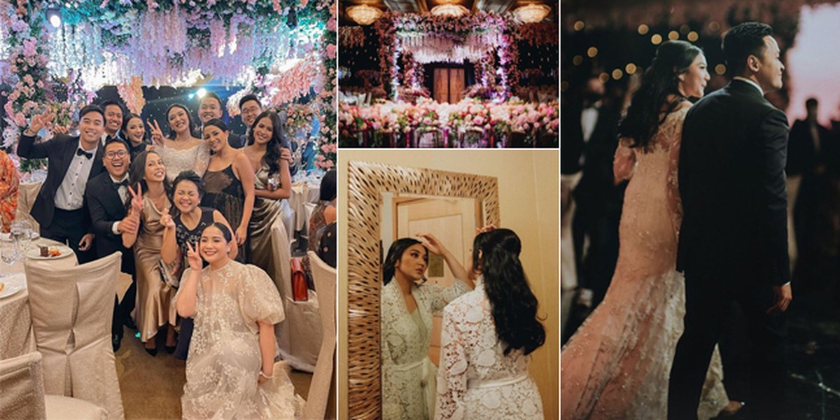 11 Luxurious Portraits of Princess Tanjung's Wedding Reception, Attended by a Series of Domestic Artists - Romantic and Full of Flowers