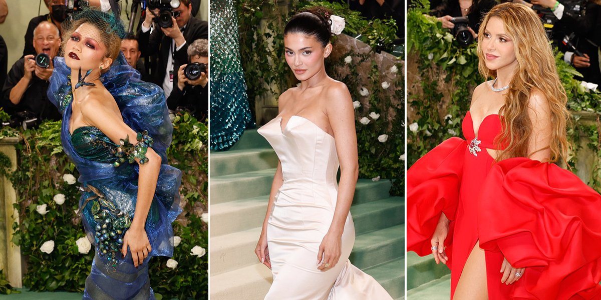 11 Portraits of Hollywood Celebrities on the Red Carpet of Met Gala 2024