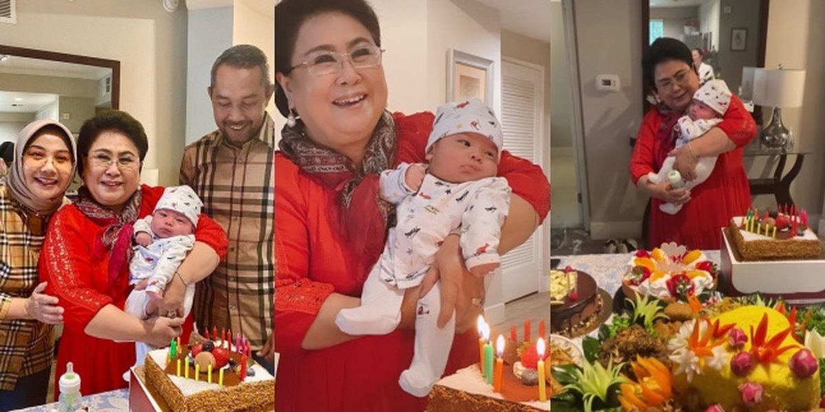 11 Pictures of Nikita Willy's Mother-in-Law's Birthday Celebration in the United States, Baby Izz Steals the Show - Becomes the Main Star of the Event