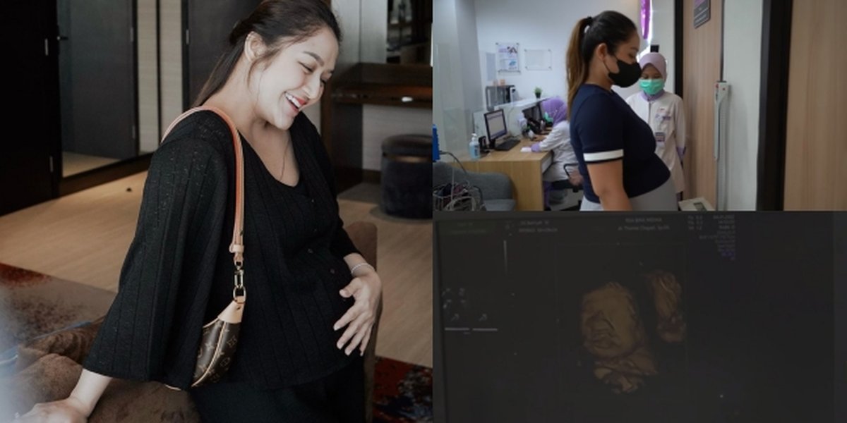 11 Photos of Siti Badriah Checking her Pregnancy at 7 Months, Revealing the Weight of the Mother - Baby Fruity Has a Pointy Nose and Pouty Lips