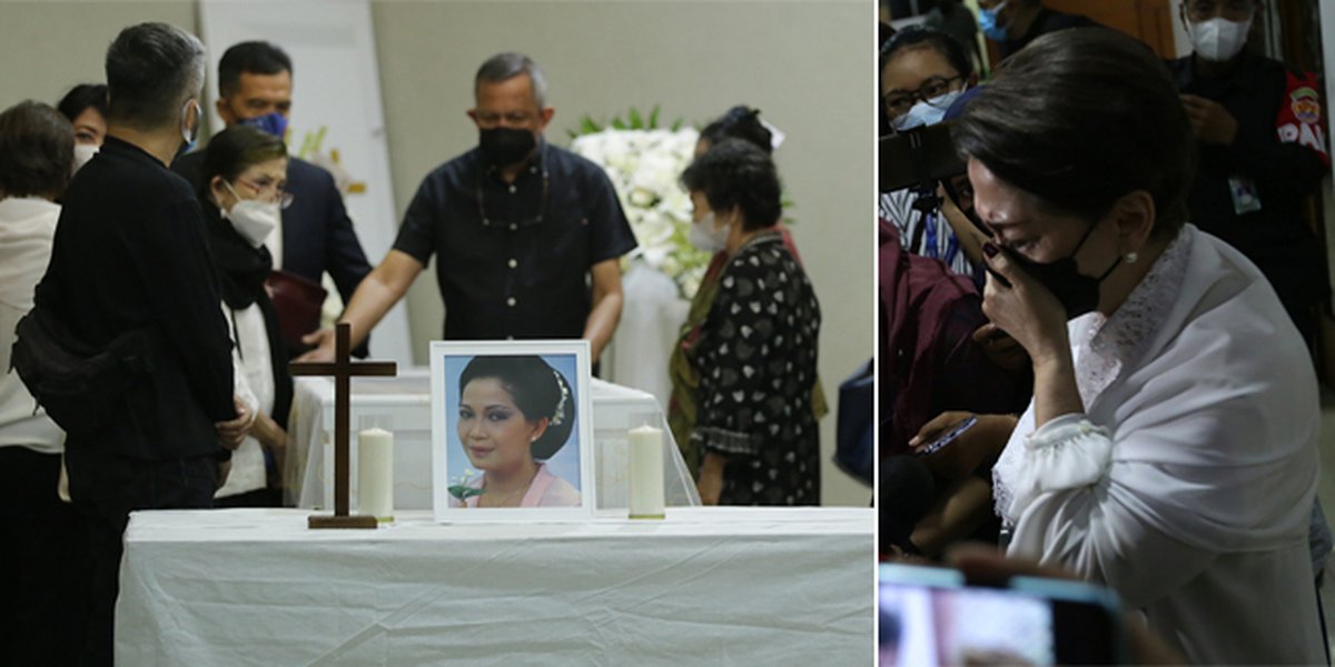 11 Photos of the Atmosphere at the Funeral Home Where Rima Melati's Body is Laid to Rest, Accompanied by the Grief of Family - Widyawati