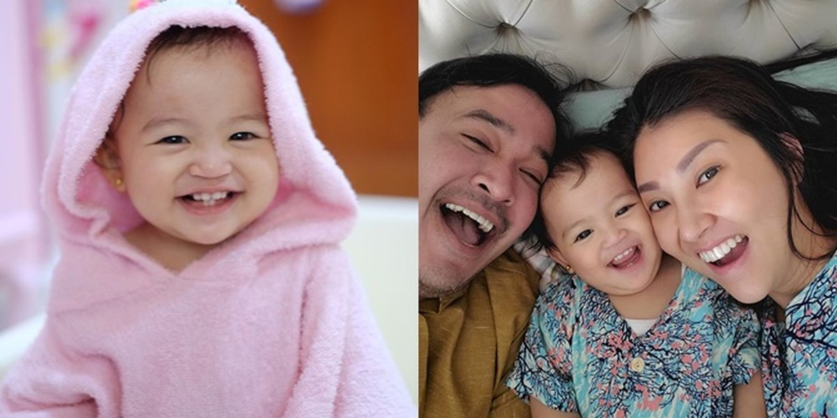 11 Pictures of Thania Putri Onsu, Ruben and Sarwendah's Youngest Child, So Cute at the Age of 1 - with Chubby Cheeks!