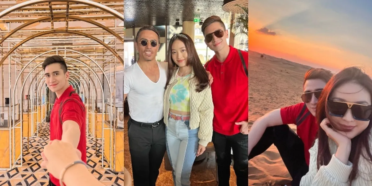 11 Pictures of Verrell Bramasta and Natasha Wilona Holding Hands - Enjoying the Sunset Together on Vacation in Dubai, Rekindling Their Relationship?