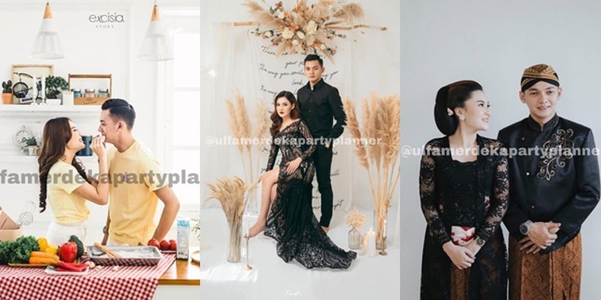 12 Pre-wedding Photos of Nella Kharisma and Dory Harsa, Showing Affection in the Kitchen - Wearing Traditional Javanese Attire