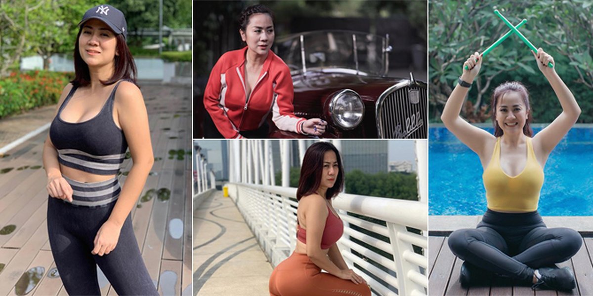 12 Photos of Aunt Ernie, the Nation's Unifier, in a Sporty Style, Showing Body Goals at the Age of 44