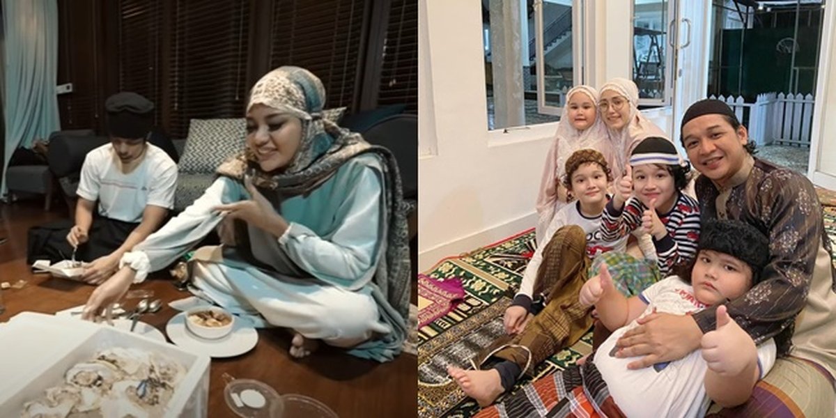 12 Celebrities' First Sahur Moments in Ramadan 2021, Atta and Aurel Honeymooning - Ashanty Family's Simple Menu