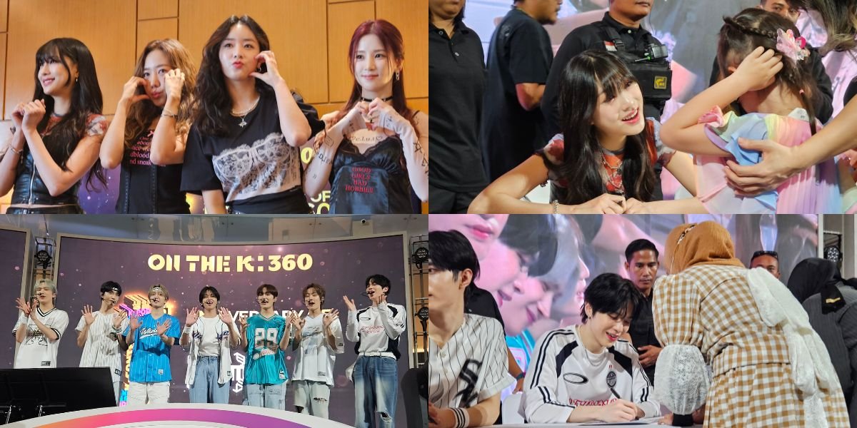 12 Pictures of APINK and MIRAE Greeting Indonesian Fans at Korea 360's First Anniversary Event 'ON THE K: 360', Want to go to the Peak and Eat Gado-gado!
