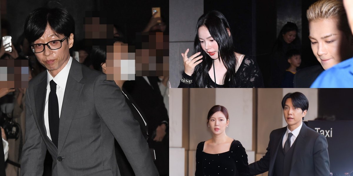 12 Photos of Korean Stars Attending Jo Se Ho's Wedding, Including Yoo Jae Suk - Taeyang Attending Together with Min Hyo Rin