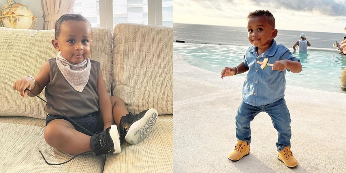 12 Portraits of Dominic, Kimmy Jayanti's Second Child who is now 1 Year Old, Fashionable and Handsome - Receives Prayers from Netizens