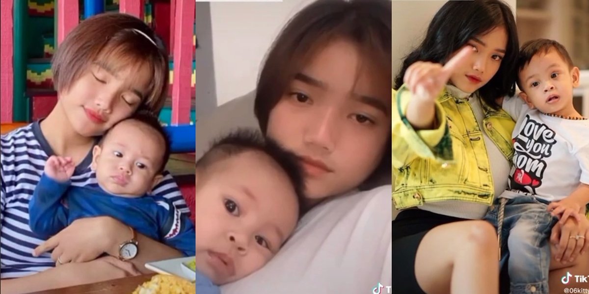 12 Pictures of Fuji who has been taking care of Gala Sky since she was a baby, carrying and kissing as proof of love not wanting to leave her alone