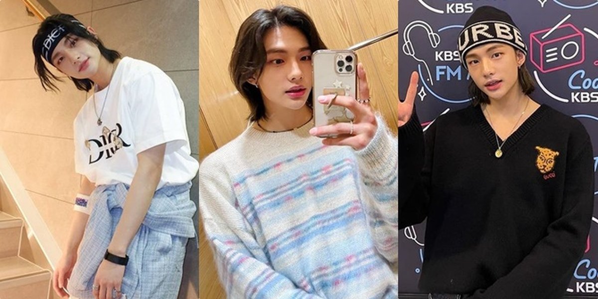 12 Handsome Portraits of Hyunjin Stray Kids with Black Hair, Looking Even Cooler Like Prince Charming!