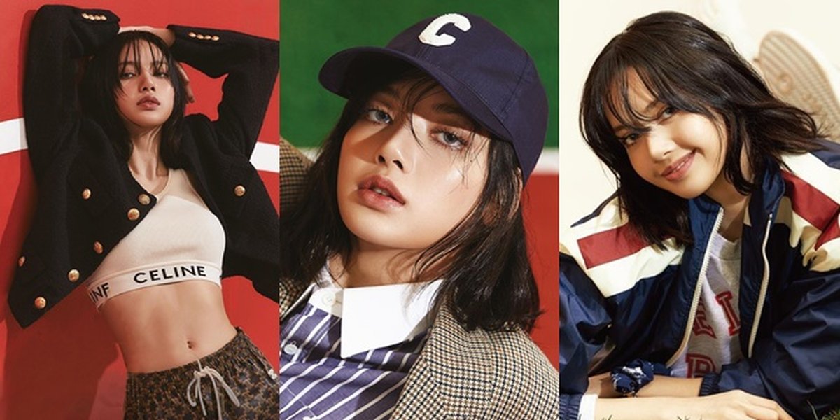 12 Portraits of Sporty Style Lisa BLACKPINK X CELINE in Elle Korea Magazine, Exudes Chic and Super Cool Charm!