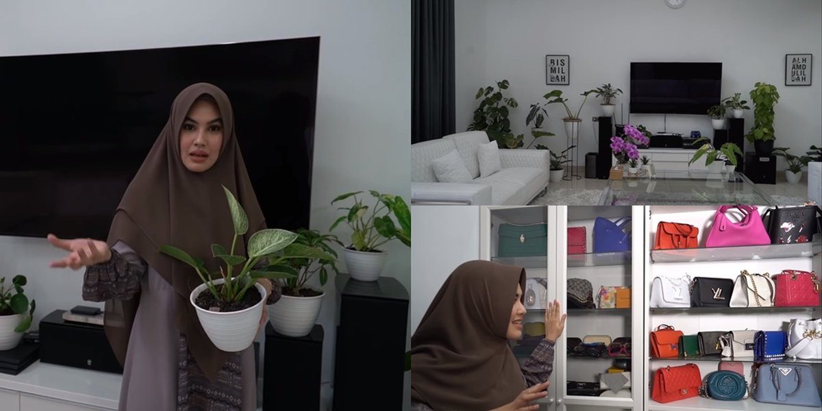 12 Portraits of Kartika Putri's Luxury House, There is a Musala with a Painting of the Ka'bah and a Spacious Walking Closet Filled with Branded Bags from Habib Usman