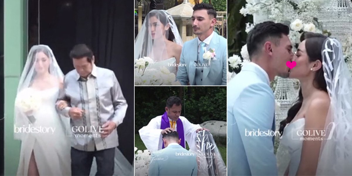 14 Moments of Jessica Iskandar & Vincent Verhaag's Wedding Blessing, Marked by Tears of Joy - Romantic Holy Kiss