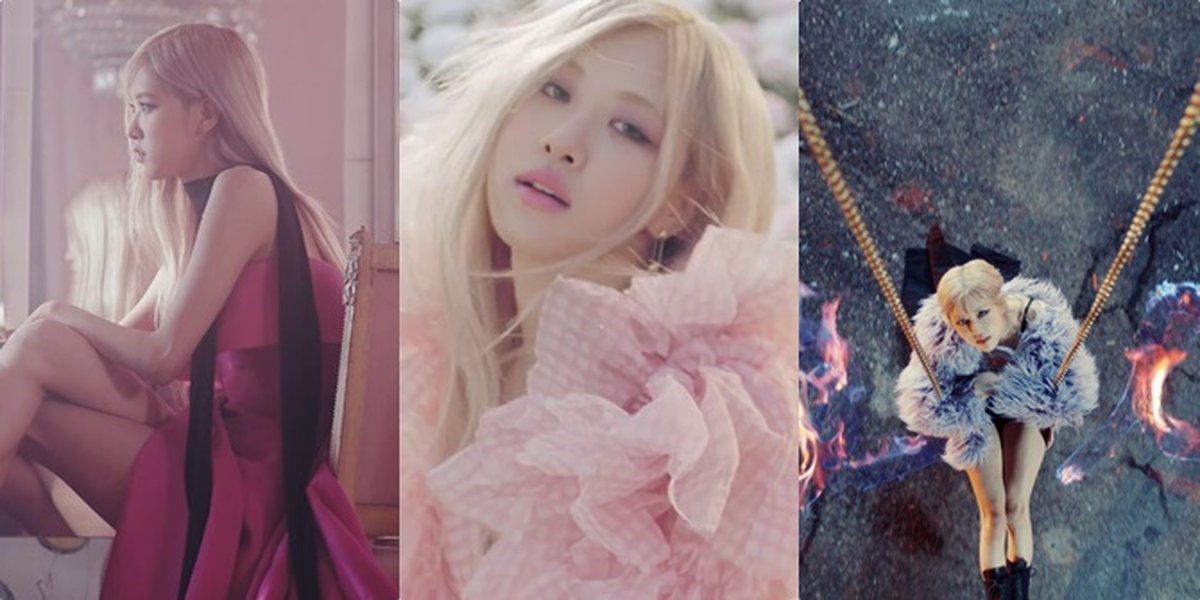 14 Iconic Scenes in the 'On The Ground' MV Solo Debut of Rose BLACKPINK, Floating in a Flower Garden - Swinging Above the Fire!