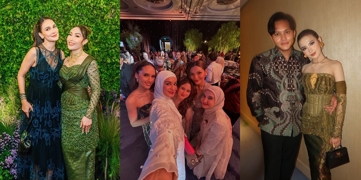 15 Photos of Celebrities at the Wedding Reception of Aaliyah Massaid and Thoriq Halilintar, Mahalini Raharja Successfully Steals Attention - Aurel Hermansyah is Compared to a Pregnant Woman