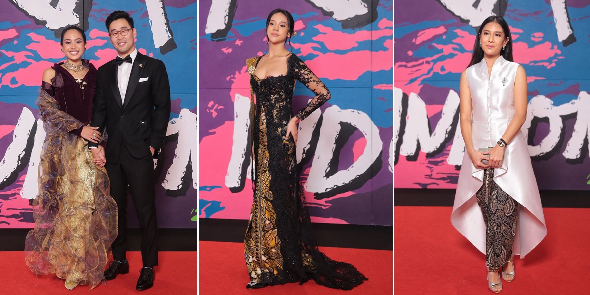 15 Photos of Top Indonesian Artists on the Red Carpet of the Indonesian Film Festival 2022, Dian Sastro Looks Beautiful in Wedding Dress Fabric