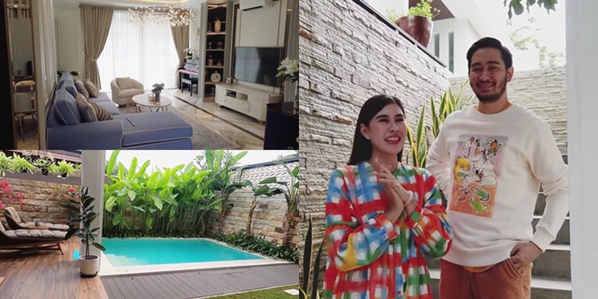 15 Portraits of Syahnaz Sadiqah's House Details After Moving, Luxurious Children's Playroom Equipped with Slides - There's a Bali Villa-style Swimming Pool