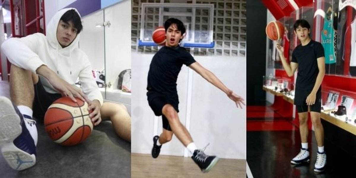 15 Pictures of Fattah Syach, the Handsome Son of Attar Syach, Handsome and Stylish with a Hobby of Playing Basketball